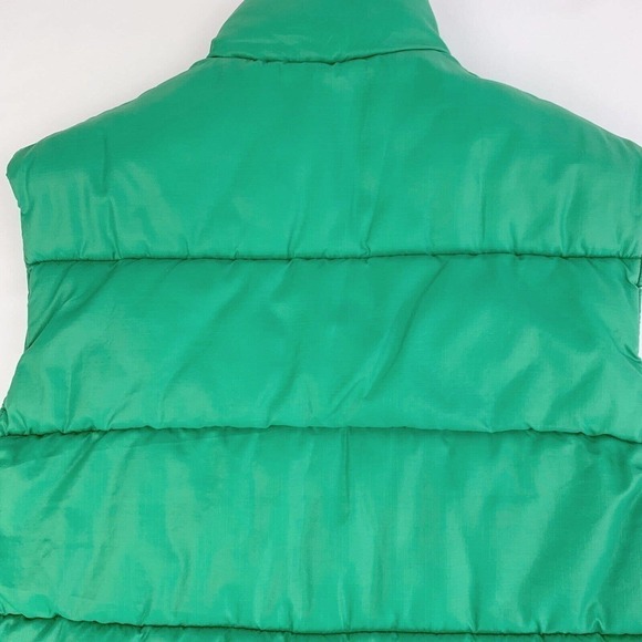 VINTAGE Frostline Kit Broomfield Colorado Green Puffer Vest Size Large Gorpcore - Picture 9 of 10